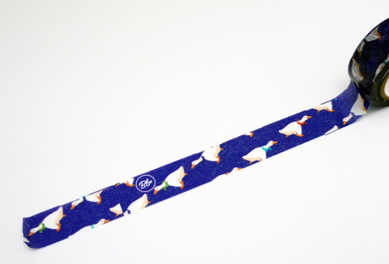 BLR 设计师 Zhi 紫色 鹅鹅鹅 限量 纸胶带 - 纸胶带 - 纸 紫色