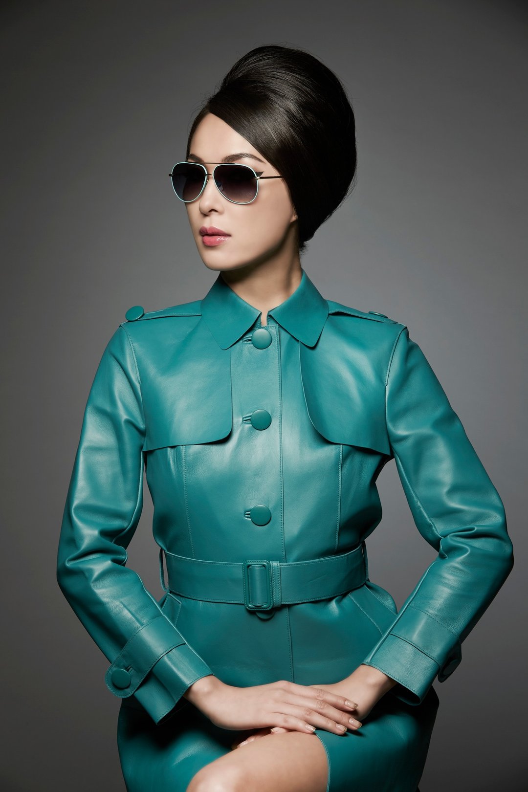 DELIGHT 钛金属太阳眼镜 -蓝色 Aviator Sunglasses - 眼镜/眼镜框 - 其他金属 多色