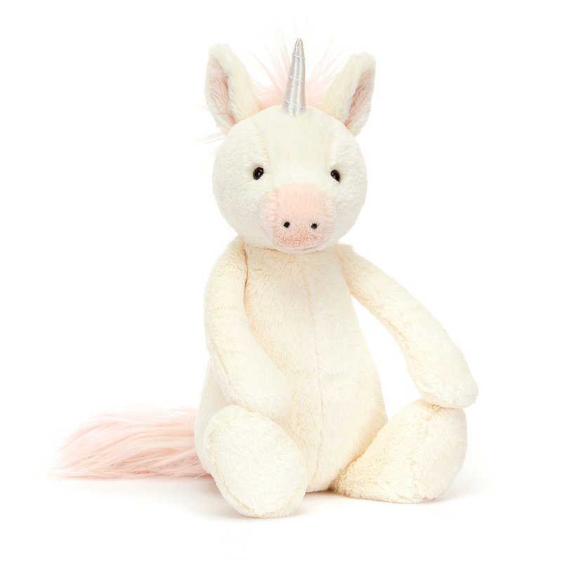 Bashful Unicorn 独角兽31cm - 玩偶/公仔 - 聚酯纤维 白色