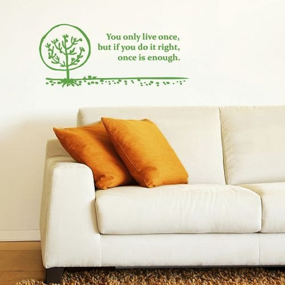 《Smart Design》/ 箴言系列 Quote / 树 Tree / 无痕壁贴8色可选 - 墙贴/壁贴 - 其他材质 蓝色