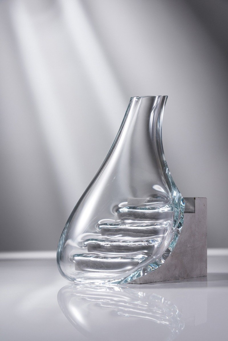 软花瓶2 - 摆饰 - 水泥 银色