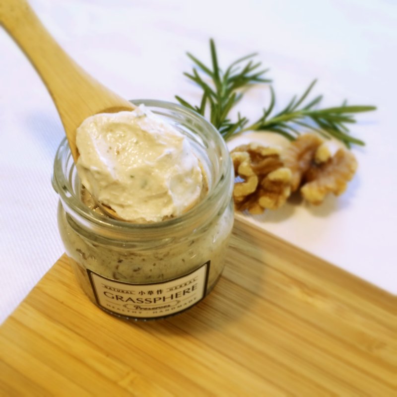 小草作 | 迷迭香核桃抹酱 - 果酱/抹酱 - 新鲜食材 白色