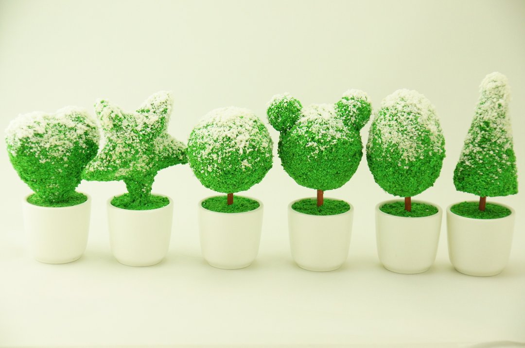 [BONSAI MAN]冬季雪花小树 - 摆饰 - 其他材质 绿色