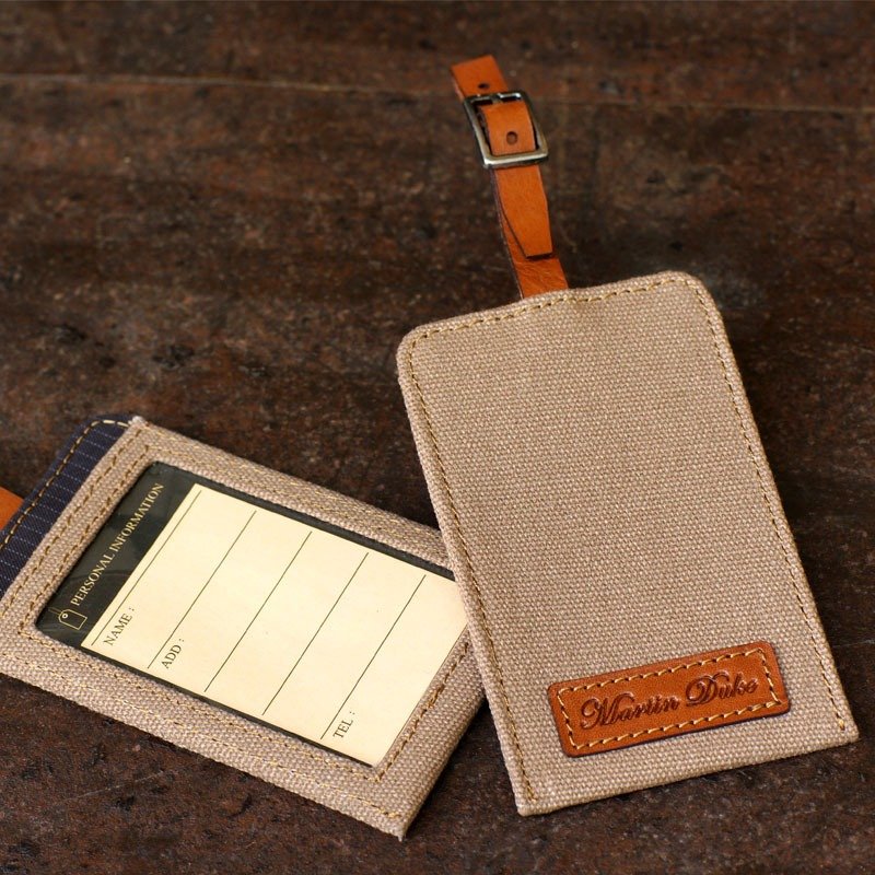 TELA行李吊牌 - 证件套/卡套 - 其他材质 咖啡色