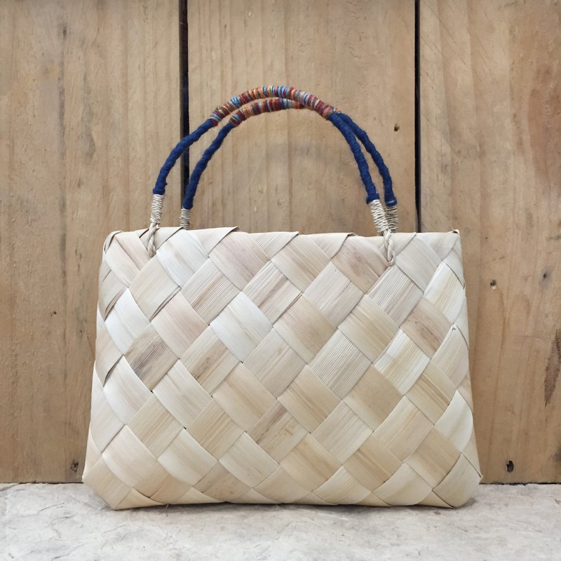 月桃编小手提包 - 手提包/手提袋 - 植物．花 卡其色