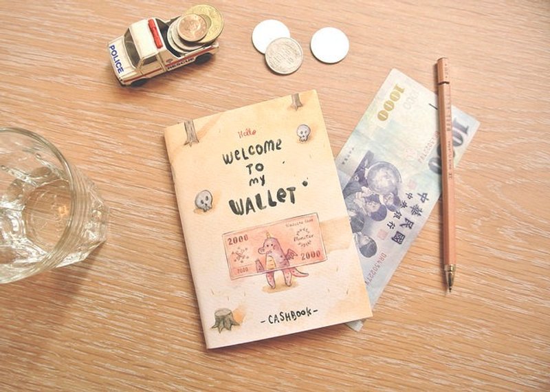 迪梦奇 欢迎叩叩记帐本 [怪兽] - 笔记本/手帐 - 其他材质 金色