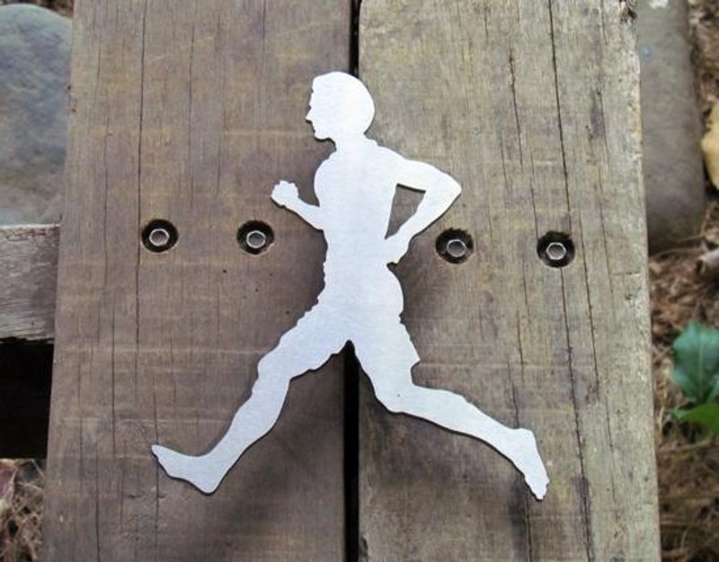 ＊跑者！＊人型奖牌陈列架，适合灵活空间规划奖牌悬挂架，马拉松、单车铁人、路跑 - 其他家具 - 其他材质 银色