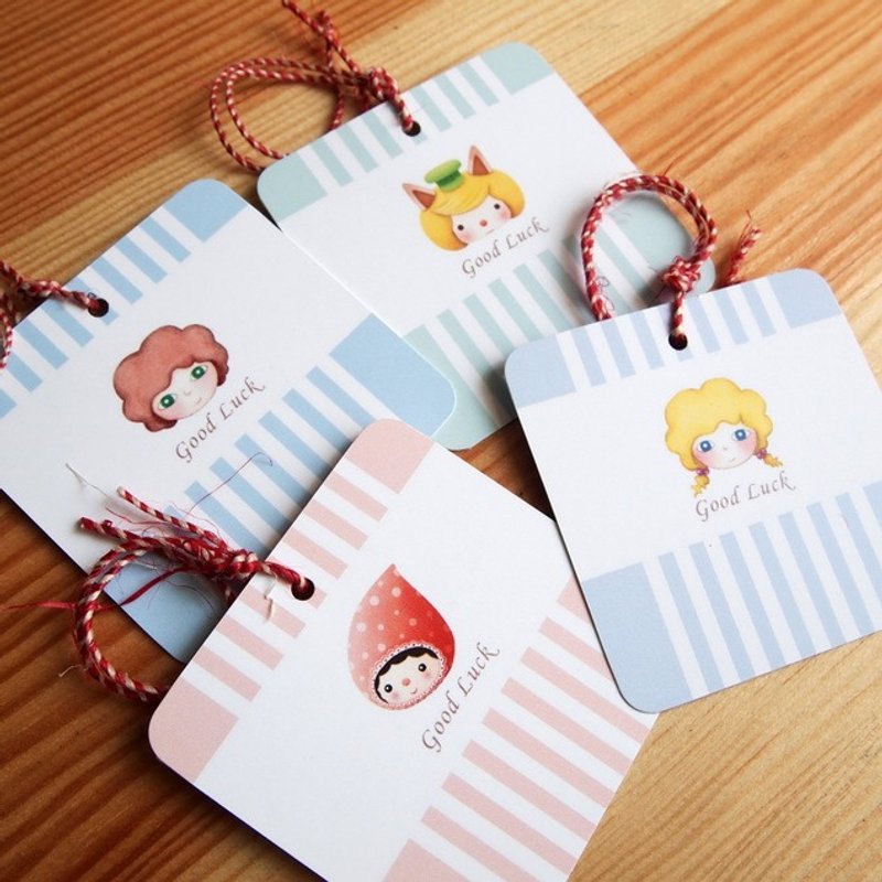 《童话风格》礼物吊卡8张 - 包装材料 - 纸 多色