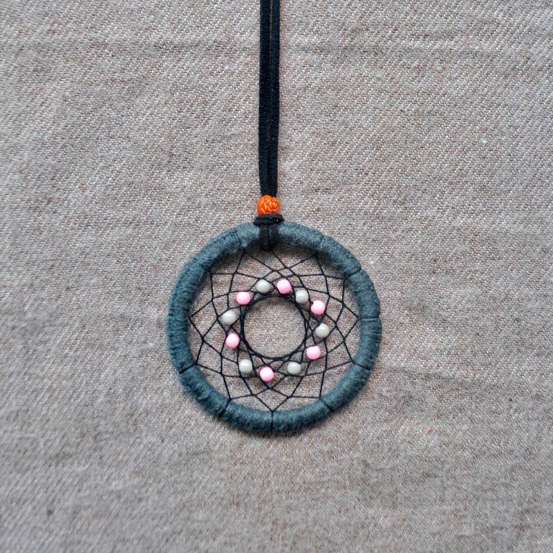 |捕夢網項鍊| you & me - 项链 - 其他材质 蓝色