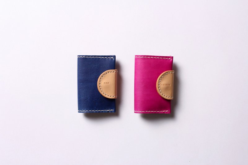 好人缘名片夹  卡套 卡夹 皮革名片夹 【免费定制刻字1-7个字】 - 名片架/名片座 - 真皮 多色