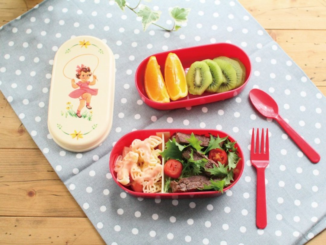 英国Rex复古小女孩双层餐盒/野餐盒 - 其他 - 塑料 