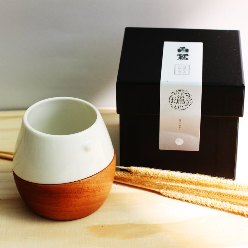 WarmBi 鸟巢杯 / 白鹭 / 羽洁不染 - 咖啡杯/马克杯 - 瓷 白色