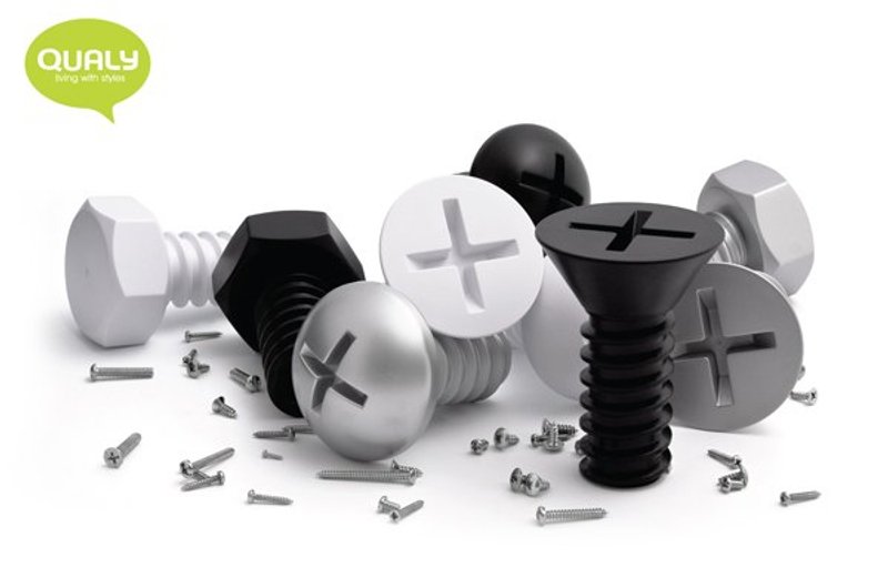 QUALY 螺丝壁挂组 - 摆饰 - 塑料 白色