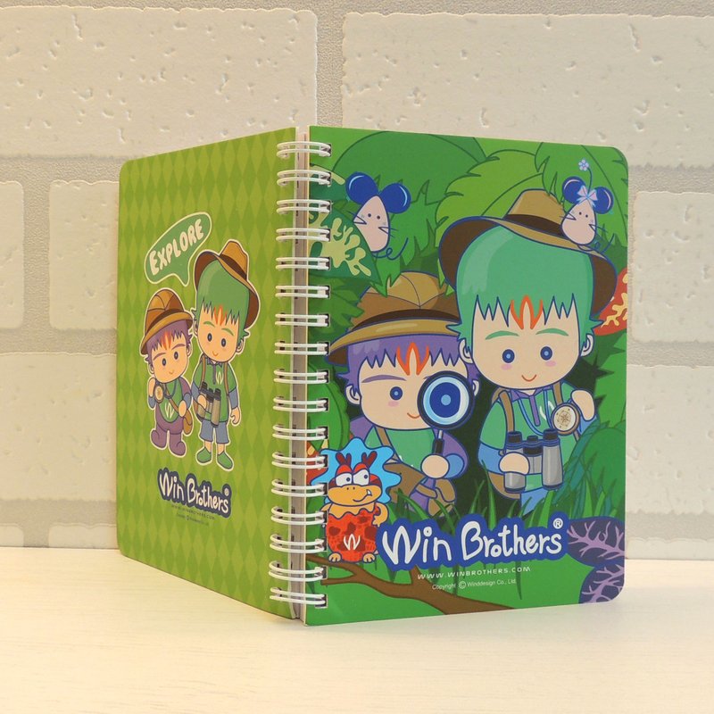 二允兄弟丛林探险笔记本winbrothers notebook（explore） - 笔记本/手帐 - 纸 绿色