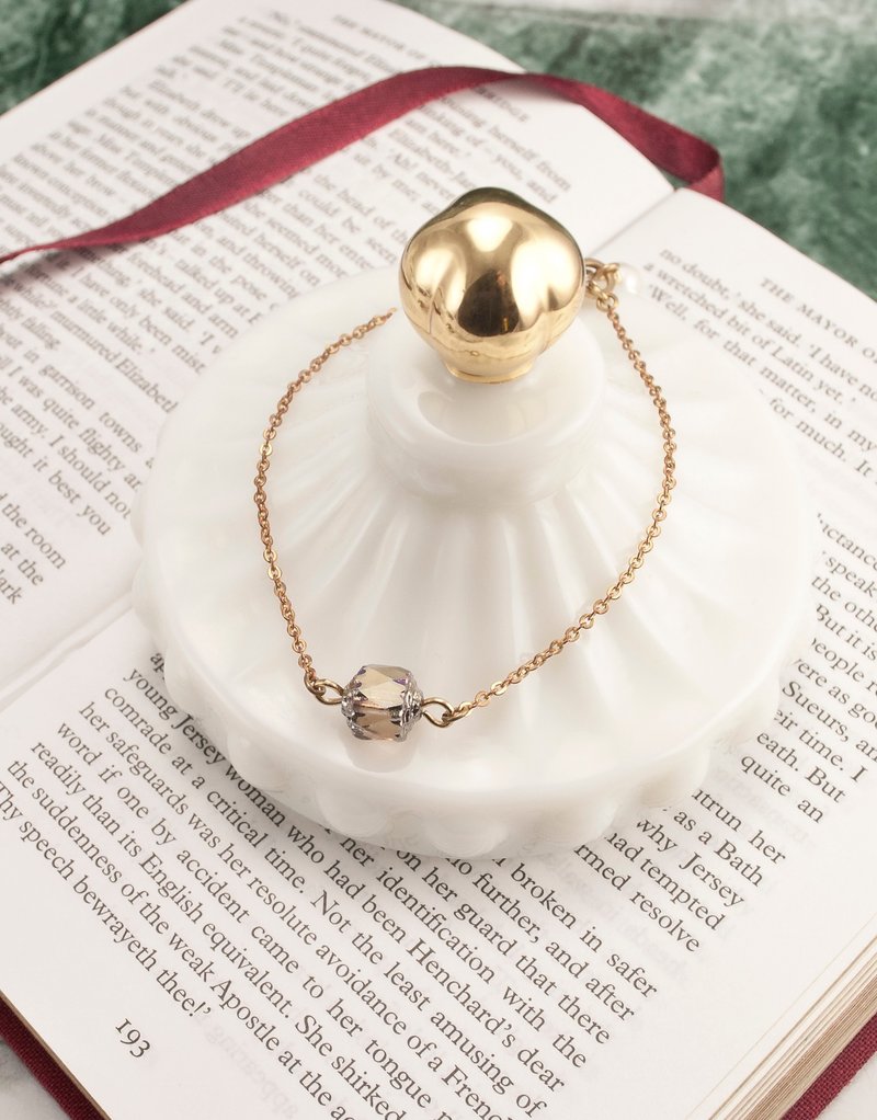 ❈La Don 拉冬❈ - 扣式手链 - 古董灰 - 手链/手环 - 纸 金色