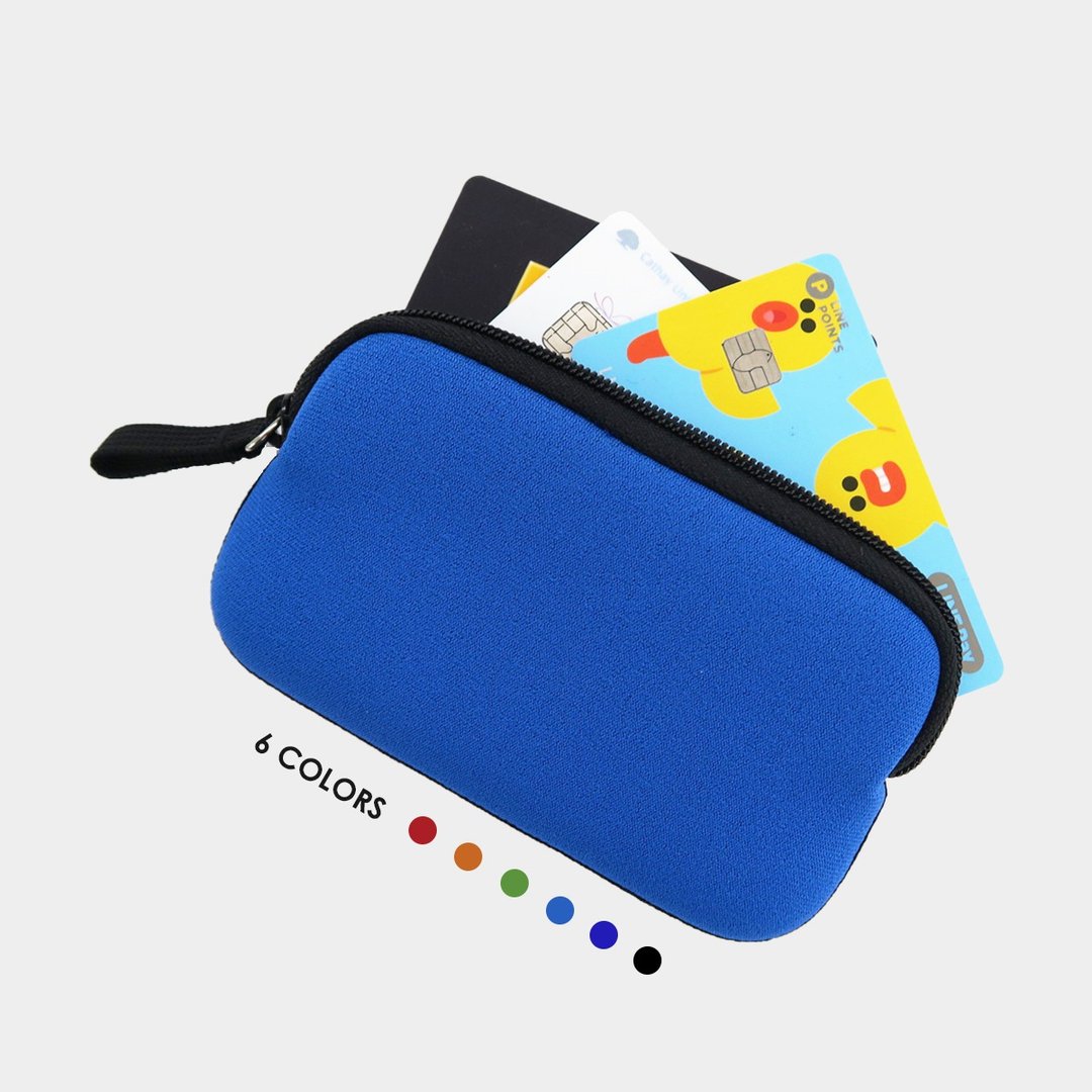 C.C. Pouch 零钱卡片包 钥匙小物包【6色】 - 零钱包 - 防水材质 蓝色