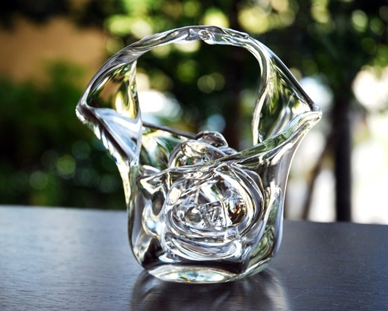 暮暮 玻璃花瓶 花舞 - 植栽/盆栽 - 玻璃 白色