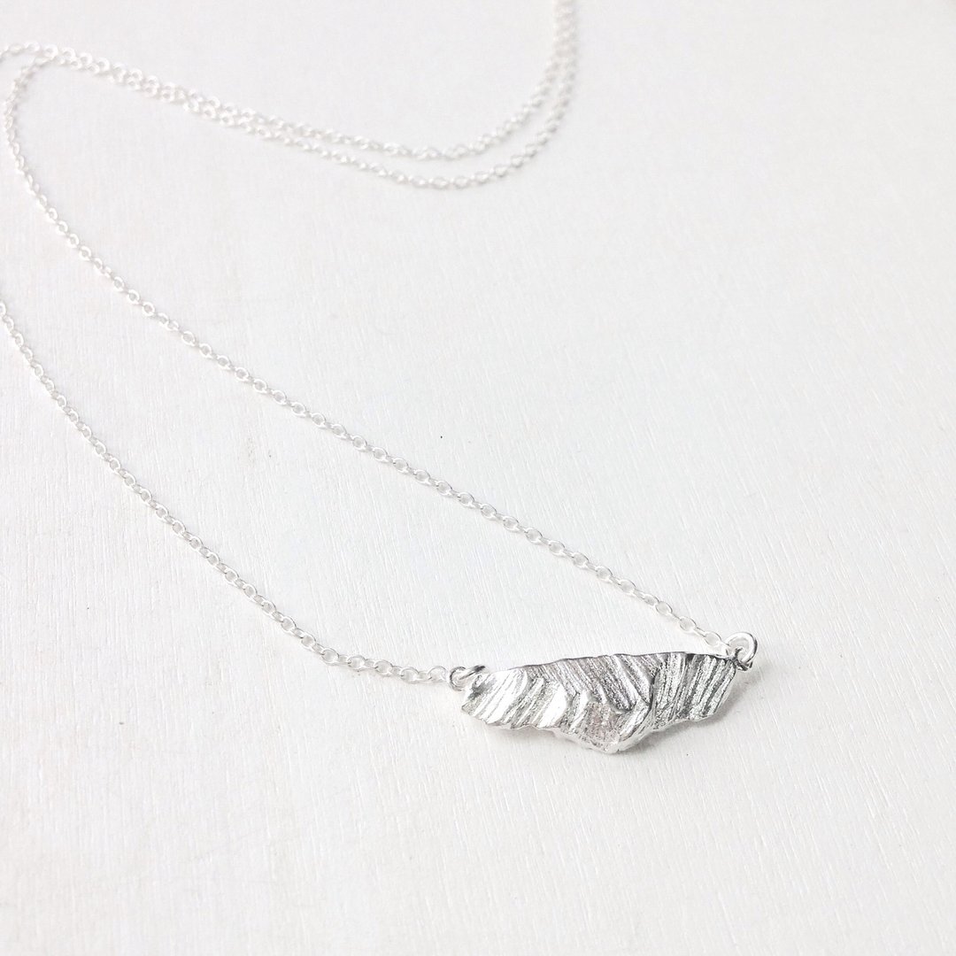 小岛项链 Island Necklace 风景系列 925纯银 - 项链 - 其他金属 银色