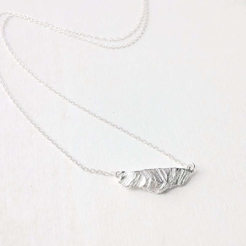 小岛项链 Island Necklace 风景系列 925纯银 - 项链 - 其他金属 银色