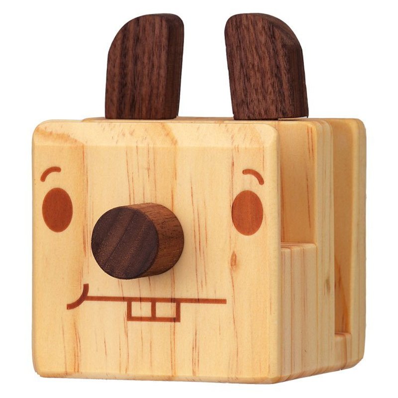 Foufou-家饰木制品//眼镜架 手机座 名片座// 手感上市-哈贝二齿 - 摆饰 - 木头 卡其色