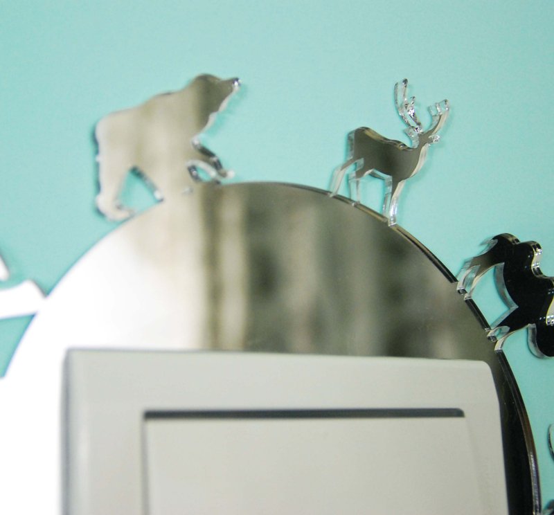 动物星球/开关装饰板(镜面)/壁贴 - 墙贴/壁贴 - 压克力 多色