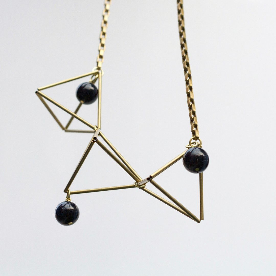 LOOPORIGINAL LSD Trip Necklace [LSD黄铜项链] - 项链 - 其他金属 金色