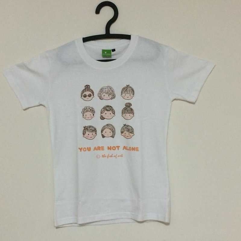 YOU ARE NOT ALONE TEE 短袖T-SHIRT  T0001 - 女装 T 恤 - 其他材质 