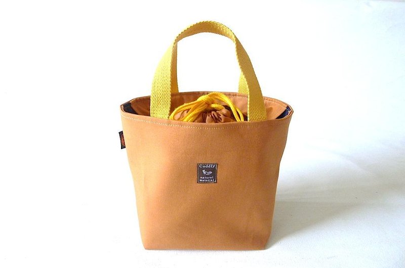 ✎ 调色盘手提袋/便当袋/万用袋 パレットバッグ/ランチバッグ/ユニバーサルバッグ | 束口式 | 黄 - 手提包/手提袋 - 其他材质 