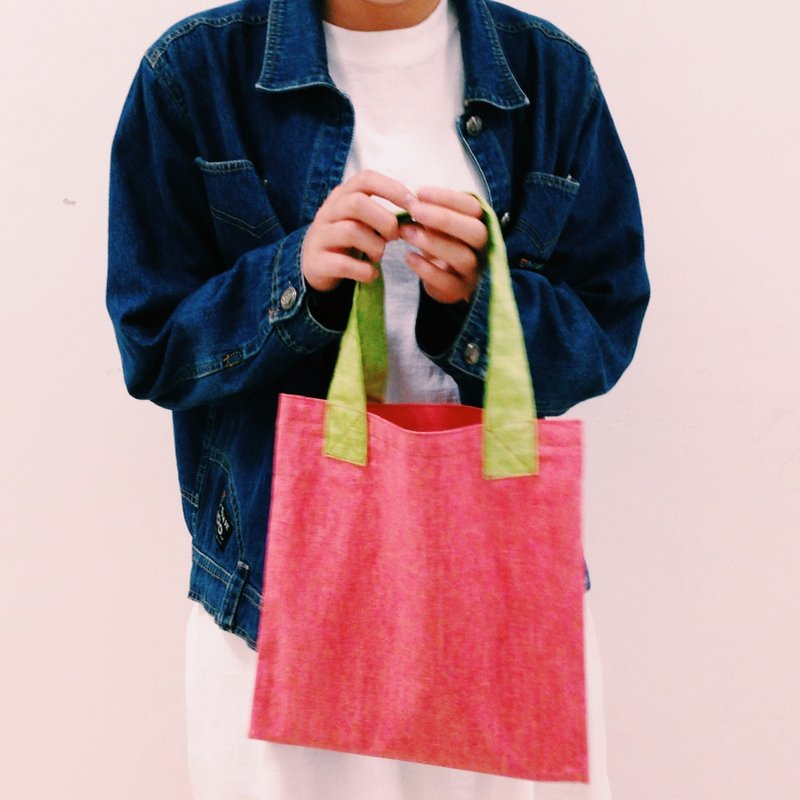 ::防泼水提袋::  红配绿 - 手提包/手提袋 - 其他材质 红色