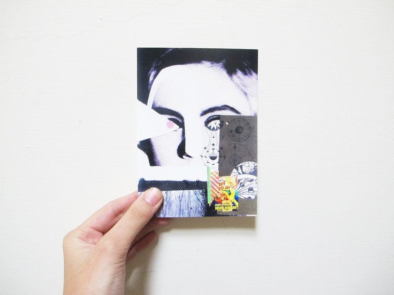 你看见了什么★拼贴明信片 - 卡片/明信片 - 纸 