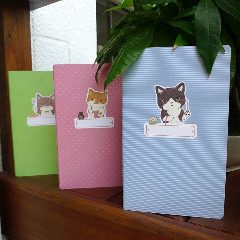 【喵LIFE】。25K空白笔记 - 笔记本/手帐 - 纸 蓝色