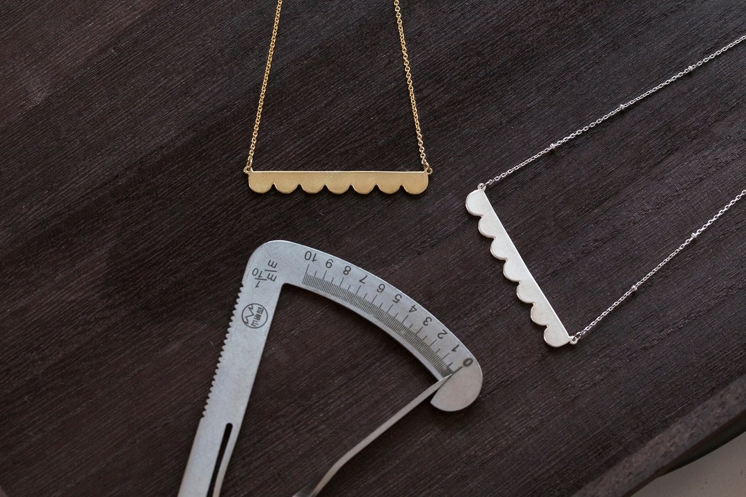 Misstache N.7 胡子小姐7号 手工 纯银项链 Silver Necklace - 颈链 - 其他金属 白色