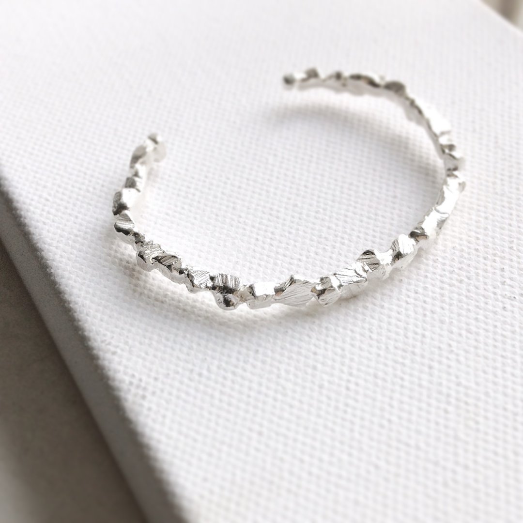 ▪ Fragment Bangle ▪ 碎片手镯 ▪ 风景系列 纯银手镯 ▪ - 手链/手环 - 其他金属 白色