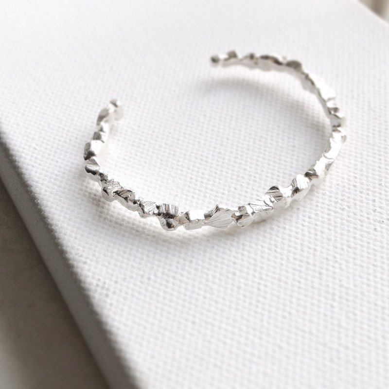 ▪ Fragment Bangle ▪ 碎片手镯 ▪ 风景系列 纯银手镯 ▪ - 手链/手环 - 其他金属 白色