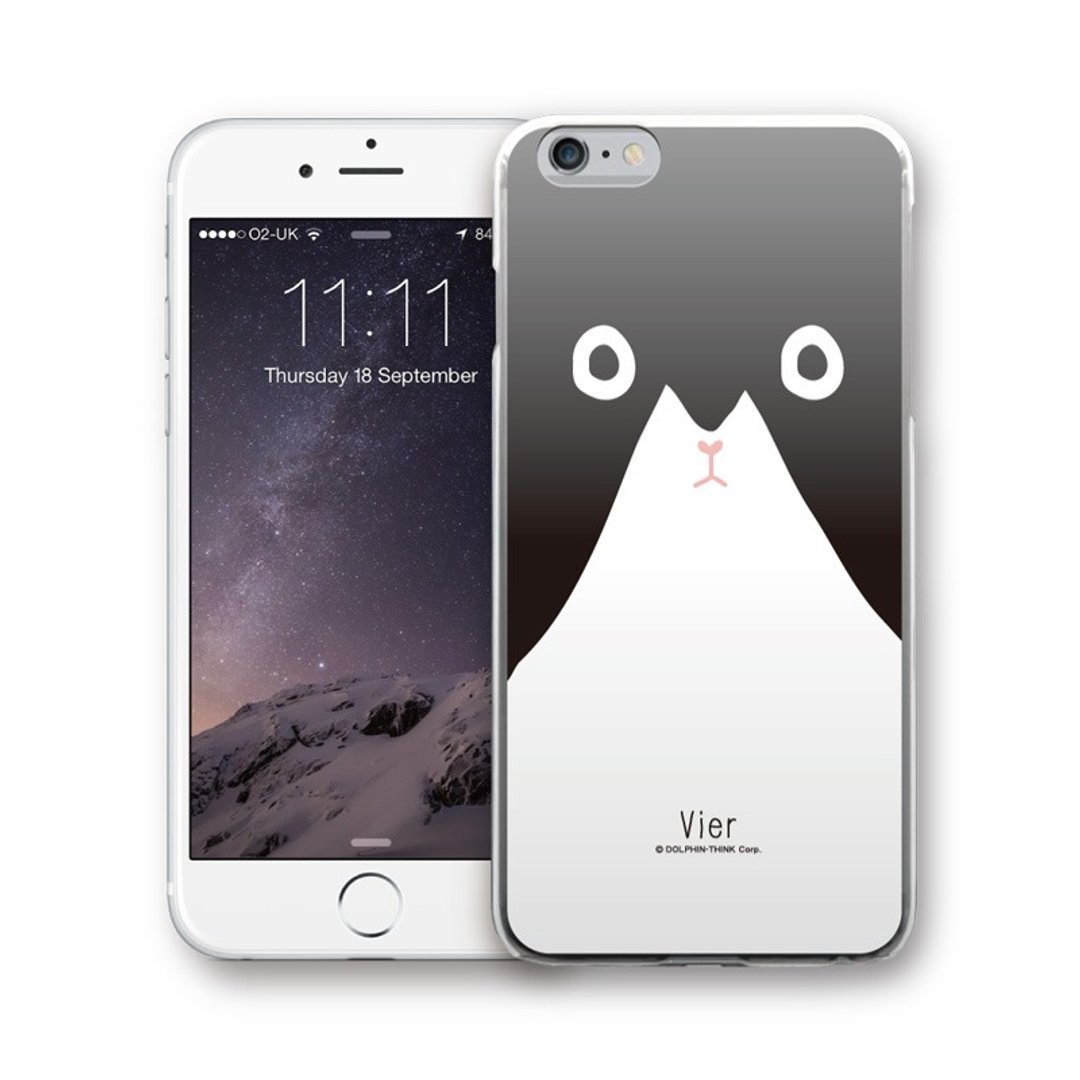 PIXOSTYLE iPhone 6/6S 原创设计保护壳 - Vier PSIP6S-326 - 手机壳/手机套 - 塑料 黑色