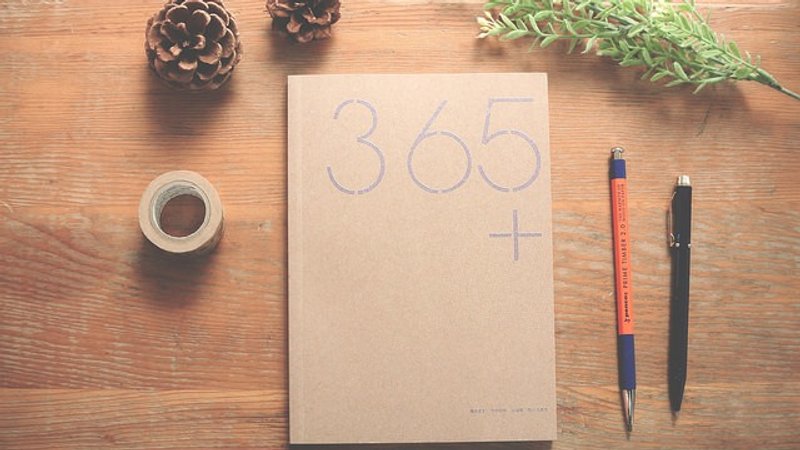 365好好记Ⅴ v.2 - 金属桃 - 笔记本/手帐 - 纸 灰色