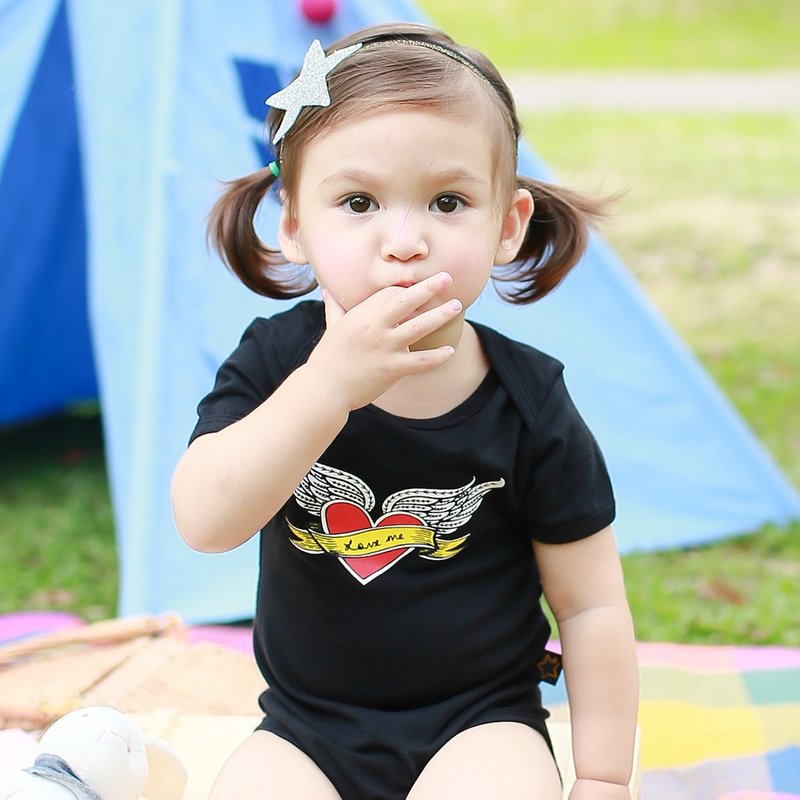 天使之爱 有机棉包屁衣 - 其他 - 棉．麻 黑色