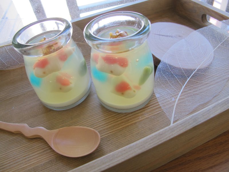 紫苏小鱼寒天冻--金色光辉组合 - 蛋糕/甜点 - 新鲜食材 黄色