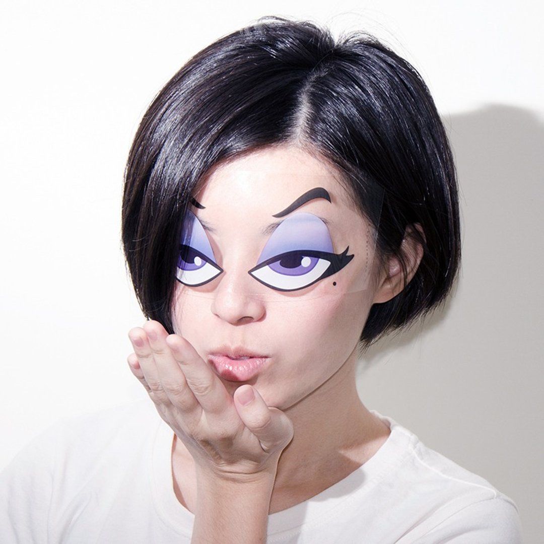 白目变脸贴－妖娇美丽 派对 婚礼 直播 - 贴纸 - 防水材质 