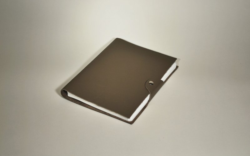 皮制笔记本 中 墨绿 - 笔记本/手帐 - 真皮 