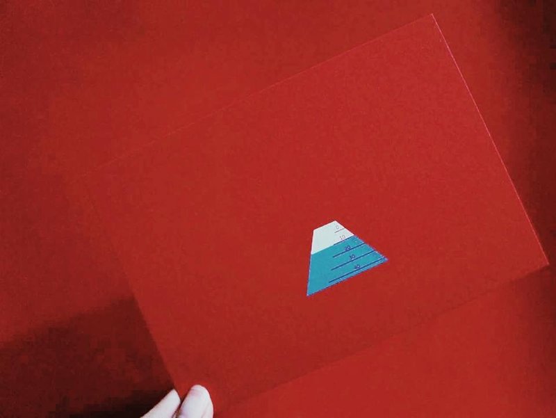 富士量杯明信片 - 卡片/明信片 - 纸 红色