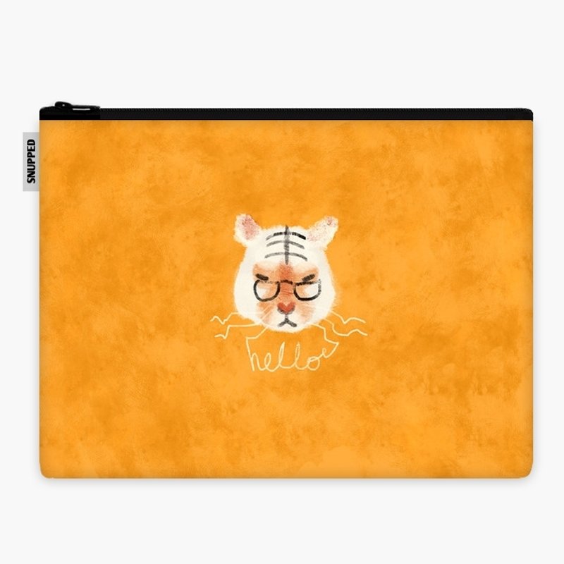 SpaceSuit 文件手拿包 - Hello Tiger - 手拿包 - 防水材质 橘色