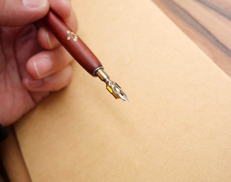 木制沾水笔 - 木工/竹艺/纸艺 - 木头 红色