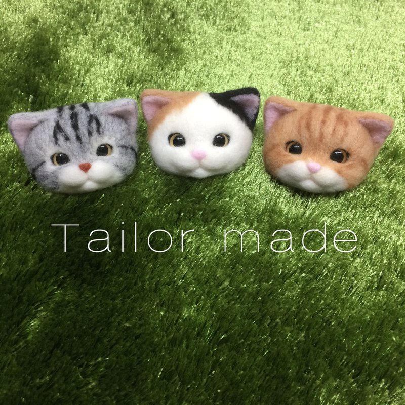 (定制) 小猫手机吊饰 - 其他 - 羊毛 