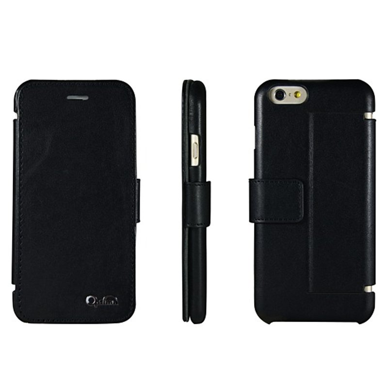 Optima iPhone 6/6s 侧掀站立型保护壳 真皮黑 - 手机壳/手机套 - 真皮 黑色