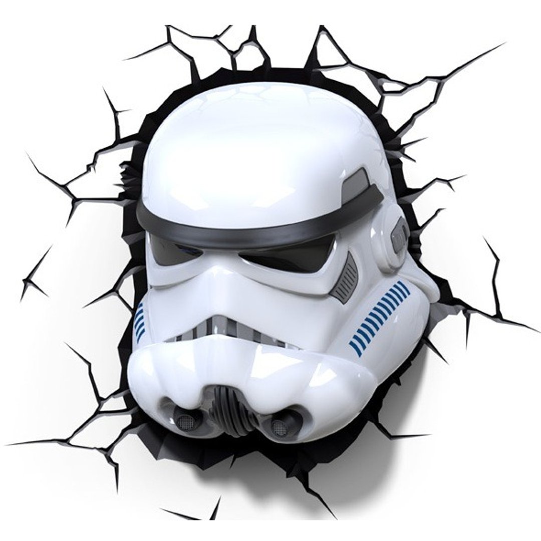 3D Light FX - Star Wars EP7 Series Storm Trooper - 3D立体造型灯 星际大战EP7系列 风暴士兵 白兵 - 灯具/灯饰 - 塑料 白色