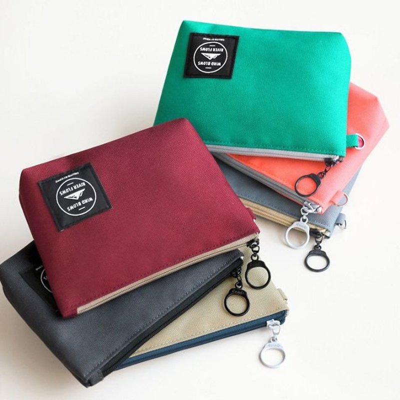 iconic-闪电3C周边充电器收纳包-酒红,ICO84099 - 手拿包 - 其他材质 红色