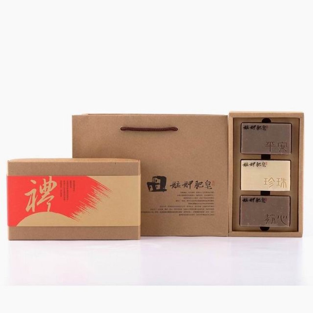 【艋舺肥皂】平安礼盒-平安皂/珍珠皂/静心皂-送礼/精 - 肥皂/手工皂 - 其他材质 咖啡色