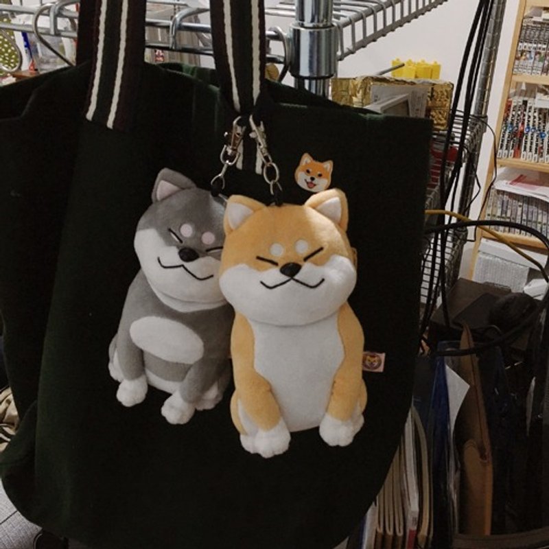 仓屋 柴犬卡包/零钱包/收纳包 黑柴/赤柴 无三角巾 - 零钱包 - 其他材质 金色