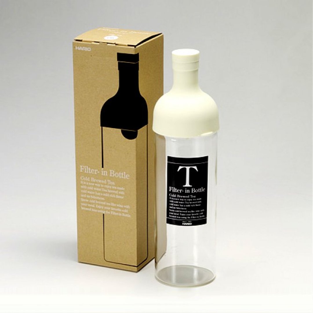 HARIO 酒瓶冷泡茶壶 Filter-in-bottle 白色 - 茶具/茶杯 - 玻璃 白色